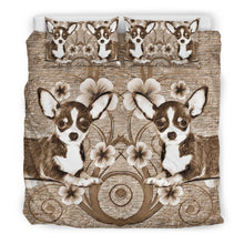 Load image into Gallery viewer, Amazing Chihuahua Dog Flowers Print Bedding Set-Free Shipping
