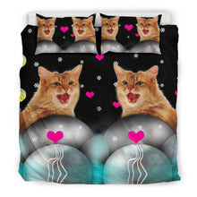 Load image into Gallery viewer, Amazing Somali cat Print Bedding Set-Free Shipping