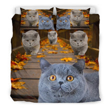 Load image into Gallery viewer, Amazing British Shorthair Cat Print Bedding Set-Free Shipping