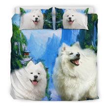 Load image into Gallery viewer, American Eskimo Print Bedding Set- Free Shipping