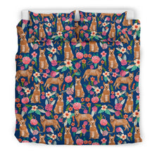 Load image into Gallery viewer, Australian Cattle Dog Floral Print Bedding Sets-Free Shippingg