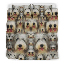 Load image into Gallery viewer, Bearded Collie In Lots Print Bedding Sets-Free Shipping