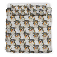 Load image into Gallery viewer, Australian Shepherd Dog Pattern Print Bedding Set- Free Shipping