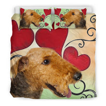 Load image into Gallery viewer, Airedale Terrier Love Print Bedding Sets-Free Shipping