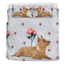 Load image into Gallery viewer, Australian Terrier dog Floral Print Bedding Sets-Free Shipping