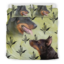 Load image into Gallery viewer, Amazing Beauceron Dog floral Print Bedding Sets-Free Shipping