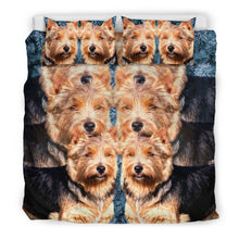 Load image into Gallery viewer, Amazing Norwich Terrier Dog Print Bedding Set-Free Shipping