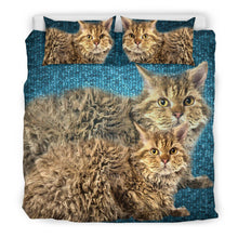 Load image into Gallery viewer, Amazing Selkirk Rex Cat Print Bedding Set-Free Shipping