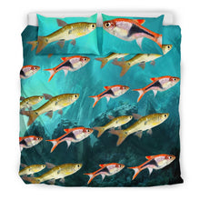 Load image into Gallery viewer, Beautiful Seluang Fish Print Bedding Set-Free Shipping