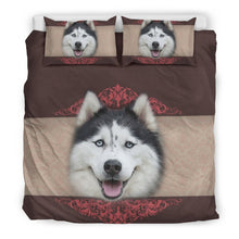 Load image into Gallery viewer, Amazing Siberian Husky Dog Print Bedding Sets-Free Shipping