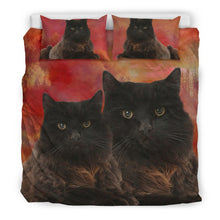Load image into Gallery viewer, Amazing York Chocolate Cat Print Bedding Set-Free Shipping