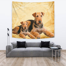 Load image into Gallery viewer, Airedale Terrier Dog Print Tapestry-Free Shipping
