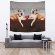 Load image into Gallery viewer, Border Terrier Love Print Tapestry-Free Shipping