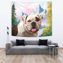 Load image into Gallery viewer, American Bulldog Print Tapestry-Free Shipping