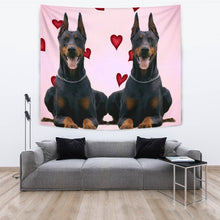 Load image into Gallery viewer, Amazing Doberman Pinscher Print Tapestry-Free Shipping