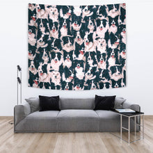 Load image into Gallery viewer, Border Collie Dog In Lots Print Tapestry-Free Shipping