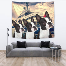 Load image into Gallery viewer, Amazing Boston Terrier Print Tapestry-Free Shipping