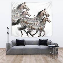 Load image into Gallery viewer, American Quarter Horse Art Print Limited Edition Tapestry-Free Shipping