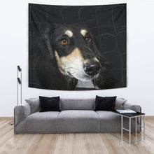 Load image into Gallery viewer, Black Saluki Dog Print Tapestry-Free Shipping