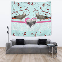 Load image into Gallery viewer, African grey Parrot Print Tapestry-Free Shipping