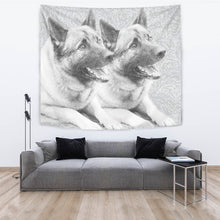Load image into Gallery viewer, Amazing Norwegian Elkhound Print Tapestry-Free Shipping