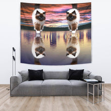 Load image into Gallery viewer, Amazing Himalayan Cat Print Tapestry-Free Shipping