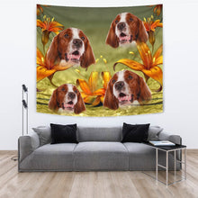 Load image into Gallery viewer, Amazing Irish Red and White Setter Print Tapestry-Free Shipping
