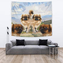 Load image into Gallery viewer, Amazing Tibetan Spaniel Print Tapestry-Free Shipping