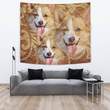 Load image into Gallery viewer, Amazing Pembroke Welsh Corgi Print Tapestry-Free Shipping