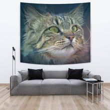 Load image into Gallery viewer, Amazing Norwegian Forest Cat Print Tapestry-Free Shipping
