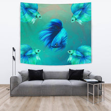 Load image into Gallery viewer, Betta Fish Art Print Tapestry-Free Shipping