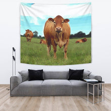 Load image into Gallery viewer, Angus cattle (Cow) Print Tapestry-Free Shipping