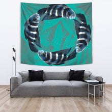 Load image into Gallery viewer, African Cichlid Fish Print Tapestry-Free Shipping