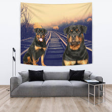Load image into Gallery viewer, Amazing Rottweiler Dog Print Tapestry-Free Shipping