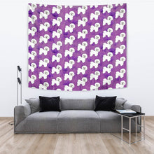 Load image into Gallery viewer, Bichon Fries Dog Pattern Print Tapestry-Free Shipping
