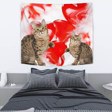 Load image into Gallery viewer, American Bobtail Cat Print Tapestry-Free Shipping