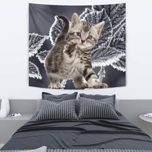 Load image into Gallery viewer, American Bobtail Kitten Print Tapestry-Free Shipping