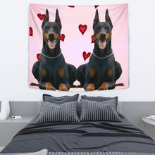 Load image into Gallery viewer, Amazing Doberman Pinscher Print Tapestry-Free Shipping