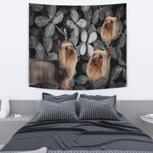 Load image into Gallery viewer, Australian Silky Terrier On Black Print Tapestry-Free Shipping