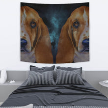 Load image into Gallery viewer, Basset Hound Dog Art Print Tapestry-Free Shipping