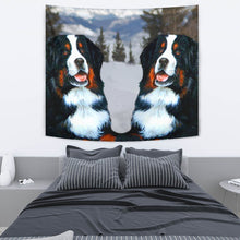 Load image into Gallery viewer, Bernese Mountain Dog Print Tapestry-Free Shipping