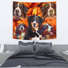 Load image into Gallery viewer, Bernese Mountain Dog Print Tapestry-Free Shipping