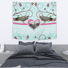 Load image into Gallery viewer, African grey Parrot Print Tapestry-Free Shipping