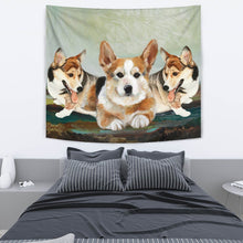 Load image into Gallery viewer, Amazing Pembroke Welsh Corgi Print Tapestry-Free Shipping