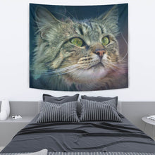 Load image into Gallery viewer, Amazing Norwegian Forest Cat Print Tapestry-Free Shipping