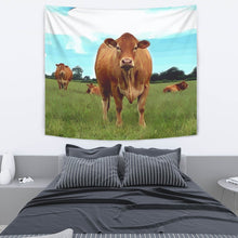 Load image into Gallery viewer, Angus cattle (Cow) Print Tapestry-Free Shipping