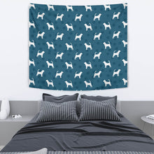 Load image into Gallery viewer, Bloodhound Dog Paws Pattern Print Tapestry-Free Shipping