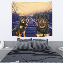Load image into Gallery viewer, Amazing Rottweiler Dog Print Tapestry-Free Shipping