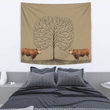 Load image into Gallery viewer, Amazing Gelbvieh Cattle (Cow) Print Tapestry-Free Shipping