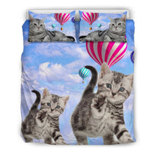 Load image into Gallery viewer, American Shorthair With Air Balloon Print Bedding Set- Free Shipping